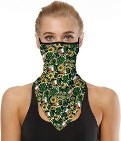 img 3 attached to 🎄 Ainuno Christmas Mask for Men and Women - Funny Xmas Face Bandana Mask for Face Covering