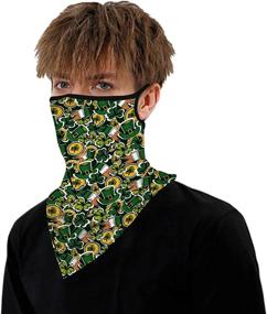 img 1 attached to 🎄 Ainuno Christmas Mask for Men and Women - Funny Xmas Face Bandana Mask for Face Covering