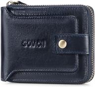 👝 genuine leather goiacii wallet: enhanced blocking men's wallet, card case & money organizer logo