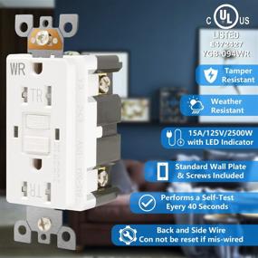 img 3 attached to ANKO Tamper Resistant Resistant Receptacle Indicator Industrial Electrical for Wiring & Connecting