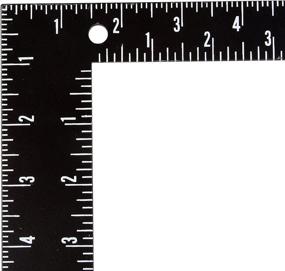 img 1 attached to Versatile 12 Inch Black Utility Square: A Must-Have Tool for Precision Measurements