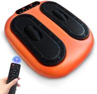 ubeto vibrating foot massager with heat, adjustable speed & program- orange- for enhanced blood circulation and long-lasting pain relief logo