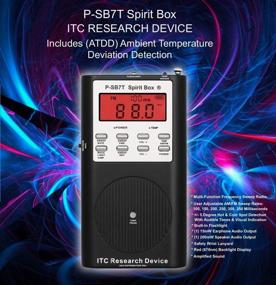 img 1 attached to Unveiling the Supernatural Secrets: Spirit Box P-SB7 for Ghost Hunting Enthusiasts