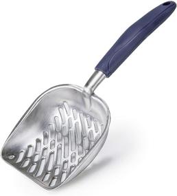 img 4 attached to 🐾 Efficient and Durable CO-Z Solid Aluminum Alloy Cat Litter Scoop with Flexible Long Handle - Deep Shovel and Sifter Combo