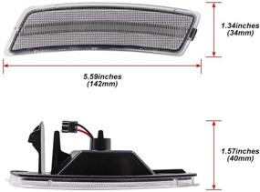 img 1 attached to NSLUMO Bumper Compatible Replace Sidemarker Lights & Lighting Accessories