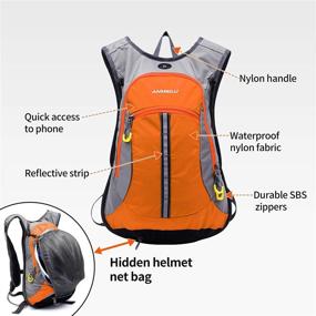 img 2 attached to 🎒 KULE Hydration Pack: 2L Bladder, Large Storage Backpack for Hiking, Biking, Running, Skiing, and More