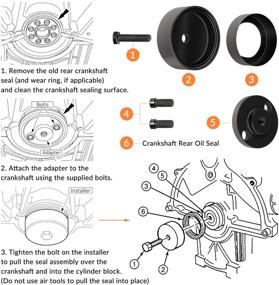 img 2 attached to 🔧 High-Quality Rear Crankshaft Seal Installer for Ford 1993-2006 Ranger, Explorer, and Aerostar Models with 4.0L V6 Engine