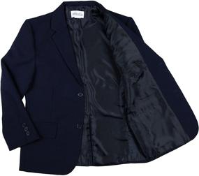 img 2 attached to 👔 Big Boys' 2-Piece Suit Set by Spring Notion