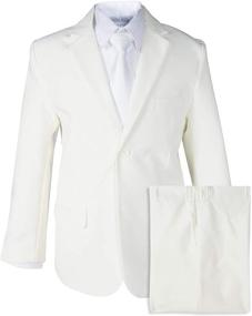 img 4 attached to 👔 Big Boys' 2-Piece Suit Set by Spring Notion