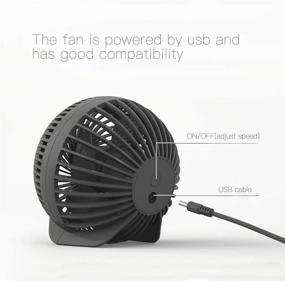 img 1 attached to Portable Personal Cooling Speeds Desktop Heating, Cooling & Air Quality