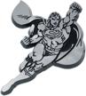 superman figurine chrome auto emblem logo