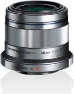olympus m. zuiko digital ed 45mm f1.8 (silver) lens for micro 4/3 cameras - international version: enhanced photography experience, no warranty logo