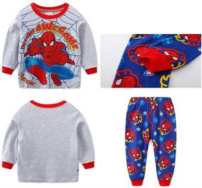 img 3 attached to 🕷️ Spider-Man 3 Boys' Clothing - Shanleaf Cat Pajamas Clothes Spiderman