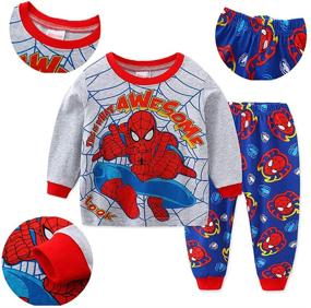 img 1 attached to 🕷️ Spider-Man 3 Boys' Clothing - Shanleaf Cat Pajamas Clothes Spiderman