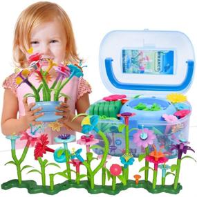 img 4 attached to 🌸 BIRANCO Flower Garden Building Set: A Fun and Educational STEM Gardening Activity for 3-6 Year Olds - Perfect Gift for Girls!