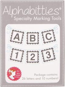 img 4 attached to 🧵 Efficiently Mark & Organize with It's Sew Emma's Grey Alphabitties Specialty Tool