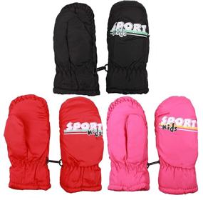 img 1 attached to 🧤 GILBINS Thinsulate Quilted Breathable Mittens: The Ultimate Boys' Accessories for Winter