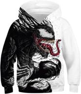 👕 chaos world realistic graphic sweatshirts: stylish boys' clothing by fashion hoodies & sweatshirts logo