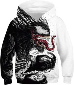 img 4 attached to 👕 Chaos World Realistic Graphic Sweatshirts: Stylish Boys' Clothing by Fashion Hoodies & Sweatshirts