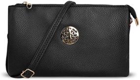 img 4 attached to DSUK Cellphone Compartments Comfortable Valentines Women's Handbags & Wallets for Wristlets