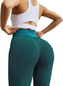 img 3 attached to MjhGcfj Leggings Pockets Workout Control Sports & Fitness for Other Sports