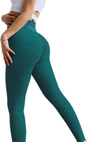 img 1 attached to MjhGcfj Leggings Pockets Workout Control Sports & Fitness for Other Sports