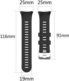 img 1 attached to Meiruo Wristbands Strap For Garmin Forerunner 45/Garmin Forerunner 45S (Color 2)