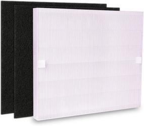 img 3 attached to 🔍 Premium True HEPA Replacement Filter Set with Dual Carbon Filters for AP1512HH Air Purifiers, 3304899