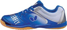 img 3 attached to 👟 Stylish High Performance Ping Pong Shoes - Butterfly Table Tennis Shoes - Groovy - Black, Blue, Navy, Pink, or White - Sizes 4.5 - 12