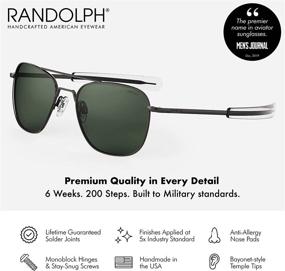 img 2 attached to 🔍 Enhanced SEO: Randolph Engineering Bayonet Polarized Aviator