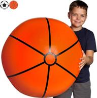 🏖️ ultimate fun in the sun: giant inflatable beach ball for kids - ideal pool and beach toy for boys & girls! logo