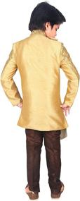 img 3 attached to 👔 Exquisite Ethnic Handcrafted Embroidered Sherwani Boys' Clothing