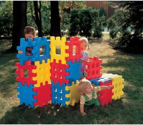 img 1 attached to 🧇 Waffle Block Big Play Set by Little Tikes