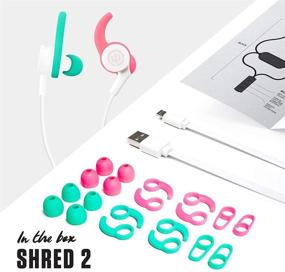 img 1 attached to Беспроводные беспроводные наушники Wicked Audio Shred 2 с защитой от пота Bluetooth