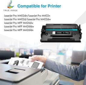 img 3 attached to Принтер Premium заменяющий картридж для HP 26X CF226X 26A CF226A M426fdw Laserjet Pro 🖨️ M402n M402dn MFP M426fdn M426dw M426 M402 M402d M402dw Печать чернилами высокого качества - черный, 4 штуки