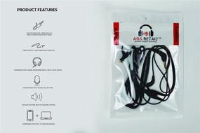 img 1 attached to Replacement Three Button Detachable Earphones Compatible Portable Audio & Video