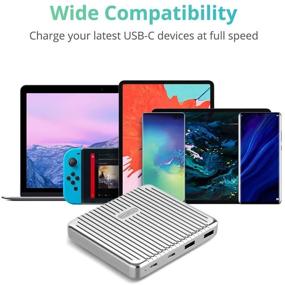 img 3 attached to ⚡ Zendure 100W USB-C Wall Charger, Superport 4 Laptop Power Adapter with Dual PD Ports (100W&amp;18W), Dual Zen+ USB Ports 18W for MacBook Pro, HP XPS, iPhone 13 12 11/X, iPad Pro, Samsung S10, Switch - Silver