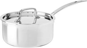 img 4 attached to 🍲 Кастрюля Cuisinart MultiClad Pro из нержавеющей стали на 2 кварта с крышкой