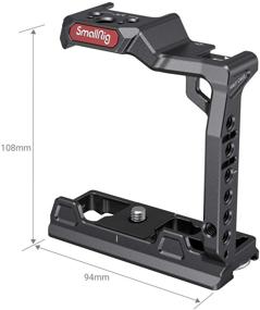 img 3 attached to 📷 SMALLRIG Camera Cage for Sony Alpha 7S III/ A7S III with DJI RS2/ RSC2 Gimbal & Arca-compatible Tripod - 3193