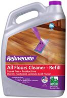 🧹 rejuvenate high performance all-floors and hardwood floor cleaner - no bucket needed | powerful ph balanced shine with shine booster technology | low voc | best in class products | 128oz логотип