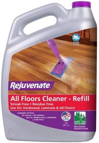 img 4 attached to 🧹 Rejuvenate High Performance All-Floors and Hardwood Floor Cleaner - No Bucket Needed | Powerful PH Balanced Shine with Shine Booster Technology | Low VOC | Best in Class Products | 128oz