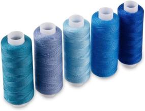 img 3 attached to 🧵 Candora Assortment: High-Quality Polyester Sewing Thread & Floss for Multi-Purpose Machine Sewing