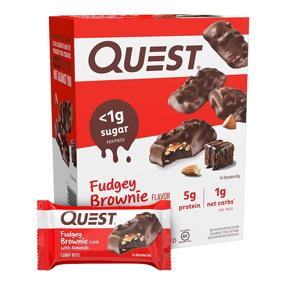 img 3 attached to 🍫 Indulge in Quest Nutrition Fudgey Brownie Candy Bites - 24 Count