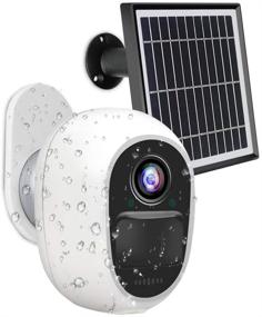 img 4 attached to EVERSECU Outdoor Solar-Powered Wireless Security Camera: Rechargeable Battery-Operated 1080P Home CCTV Surveillance with Motion Detection, 2-Way Audio, Night Vision - Waterproof & WiFi Enabled