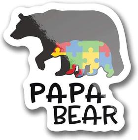 img 2 attached to Виниловая наклейка Smart Autism Papa