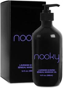 img 4 attached to 🌿 Nooky Lavender Massage Oil: Therapeutic 16 oz. Blend of Essential and Jojoba Oils for Optimal Massaging