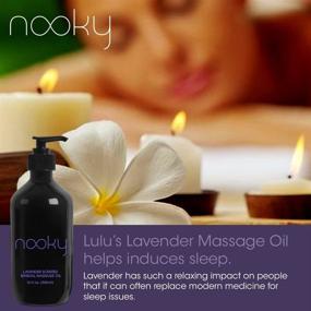 img 1 attached to 🌿 Nooky Lavender Massage Oil: Therapeutic 16 oz. Blend of Essential and Jojoba Oils for Optimal Massaging