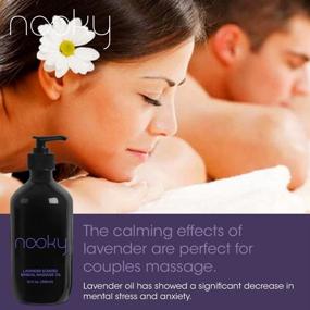 img 2 attached to 🌿 Nooky Lavender Massage Oil: Therapeutic 16 oz. Blend of Essential and Jojoba Oils for Optimal Massaging