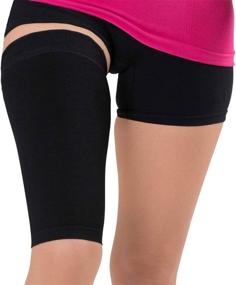 img 2 attached to 🏀 Premium Thigh Compression Sleeve - Support for Hamstring, Quadriceps, and Groin Injuries - Ideal for Running, Basketball, Tennis, and Soccer