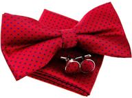 stylish polka microfiber pre tied men's accessories and ties by retreez: cummerbunds & pocket squares included логотип